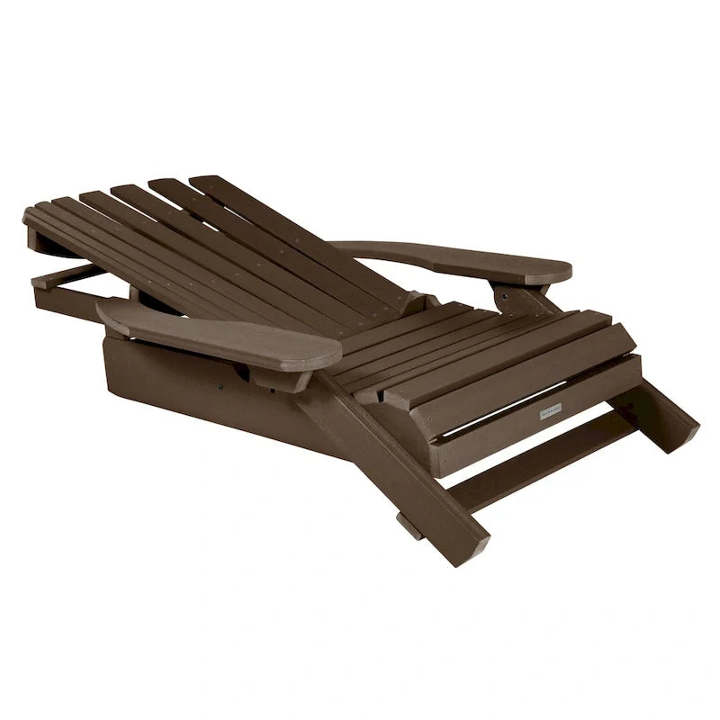 Sedia Adirondack Pieghevole e Reclinabile King-Size HIGHWOOD