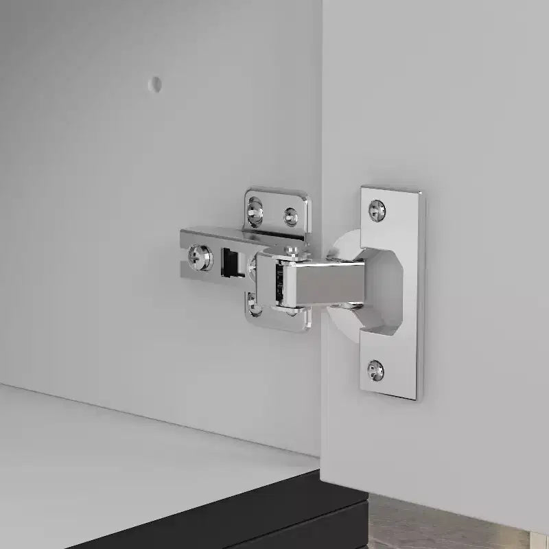 Madia Moderna Bianca a 4 Ante con 4 Cassetti Contenitore