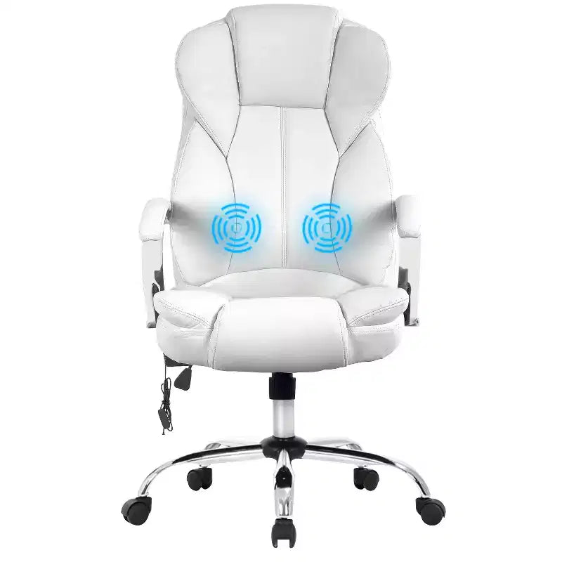 Premium Office Chair Computer Chair with High Back Lumbar Support and PU Leather Upholstery