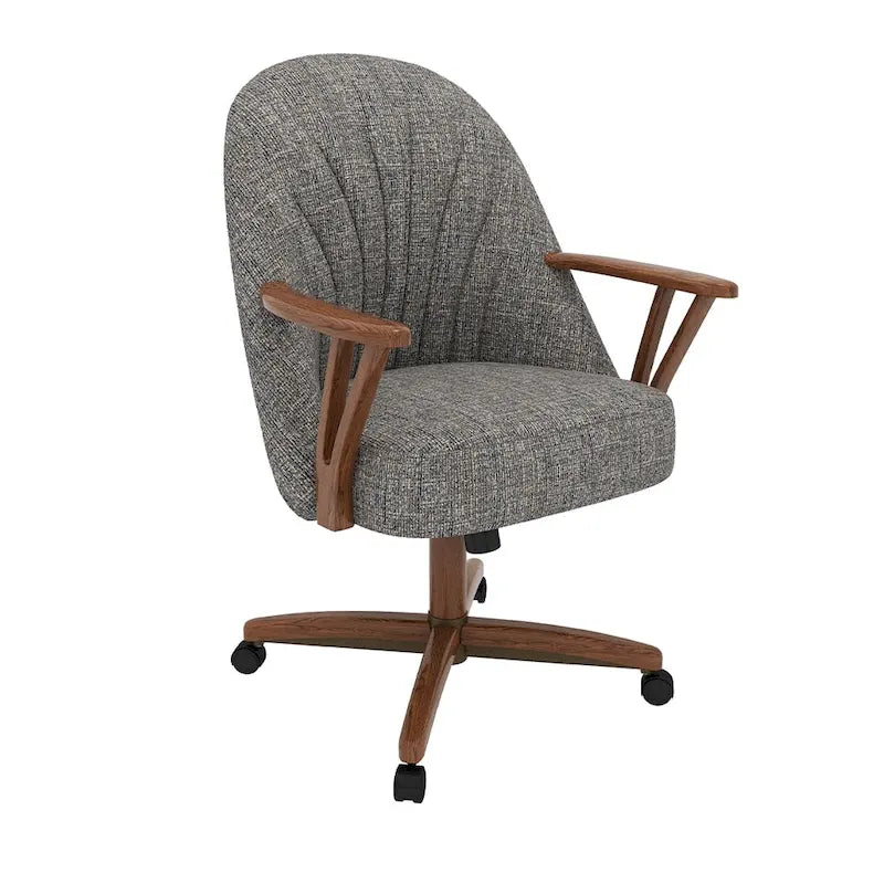 Sedia da Pranzo Caster Finitura Noce