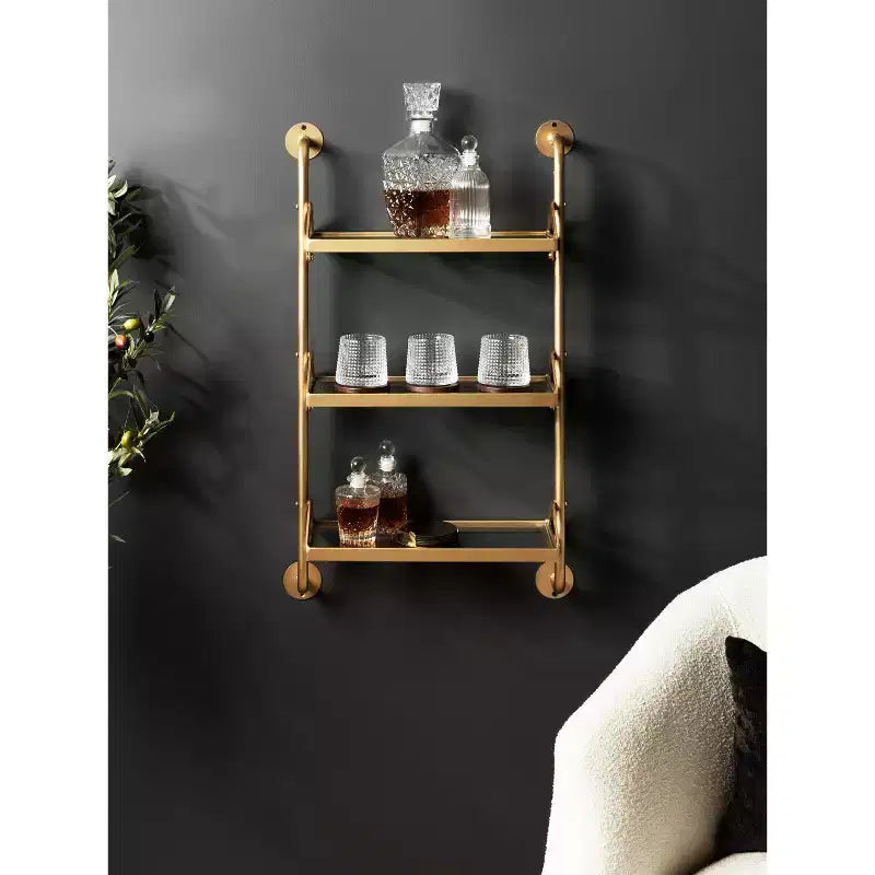 Kate & Laurel All Things Decor 18x30 Marit Three-Tier Wall Shelf