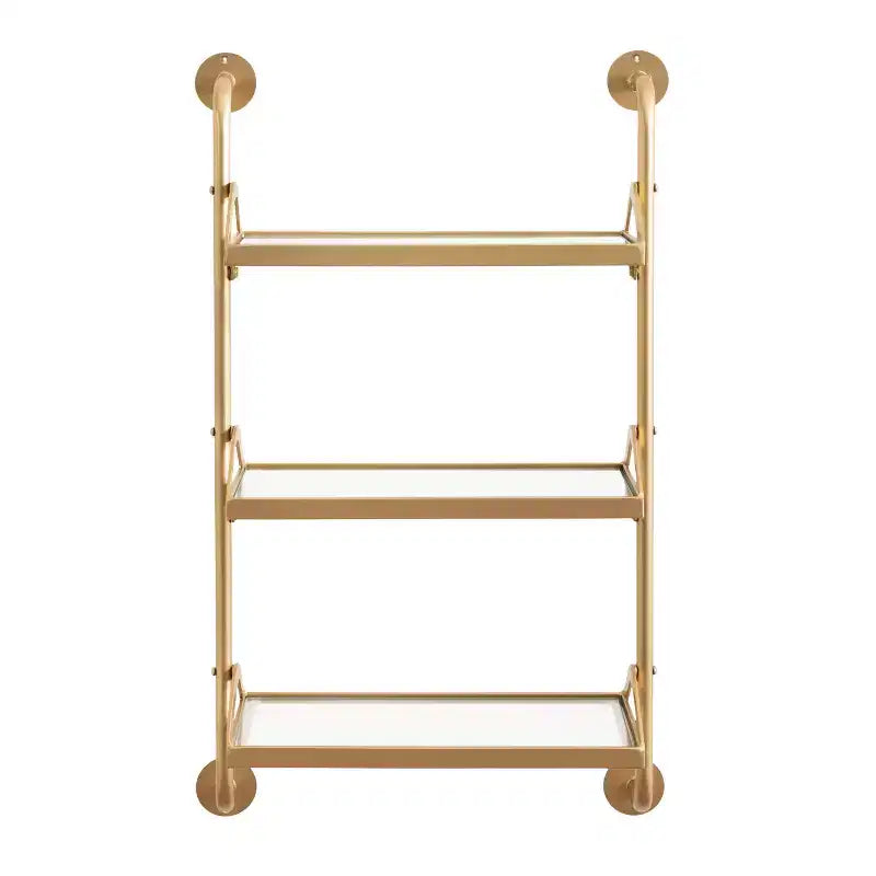 Kate & Laurel All Things Decor 18x30 Marit Three-Tier Wall Shelf