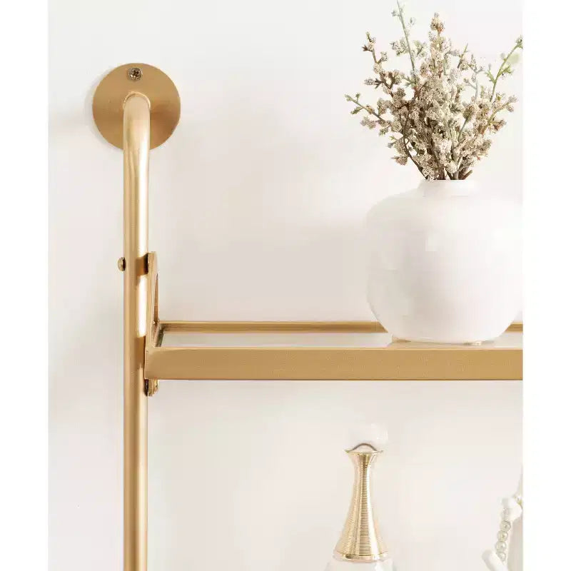 Kate & Laurel All Things Decor 18x30 Marit Three-Tier Wall Shelf