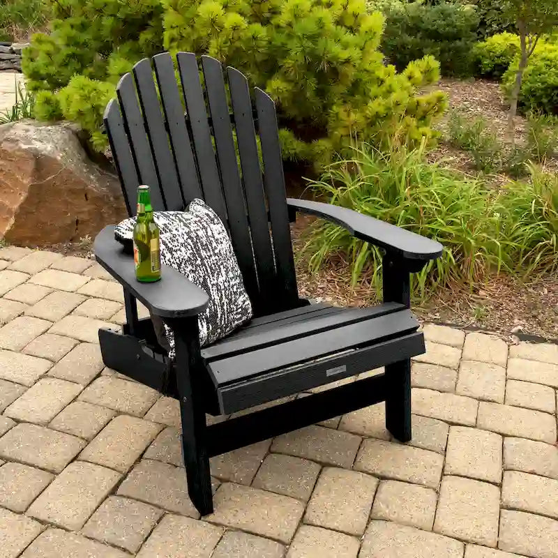 Sedia Adirondack Pieghevole e Reclinabile King-Size HIGHWOOD