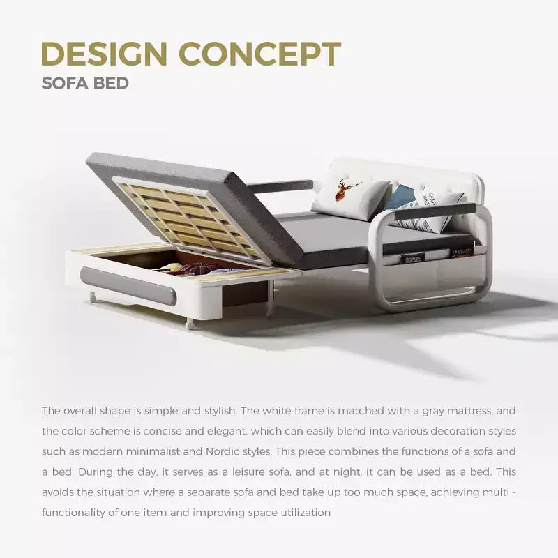 Luck Live Modern sofa bed 62.12 Sleeper Sofa, Folding Mattress Couch
