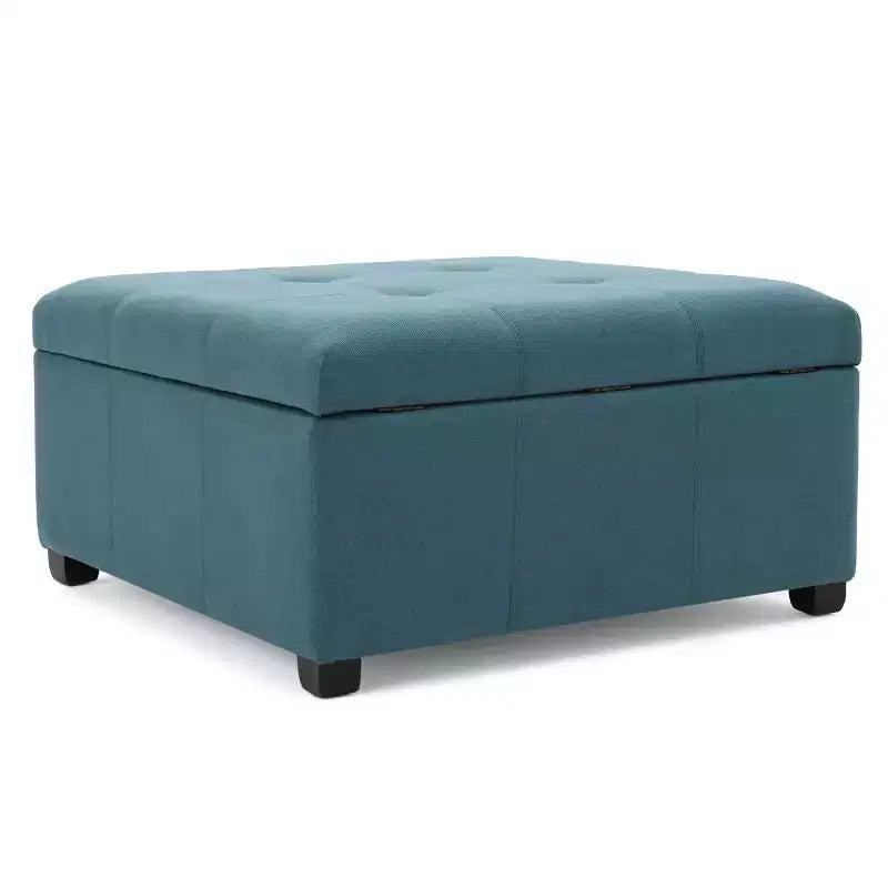 Christopher Knight Home Carlsbad Contemporary Upholstered Tufted Storage Ottoman