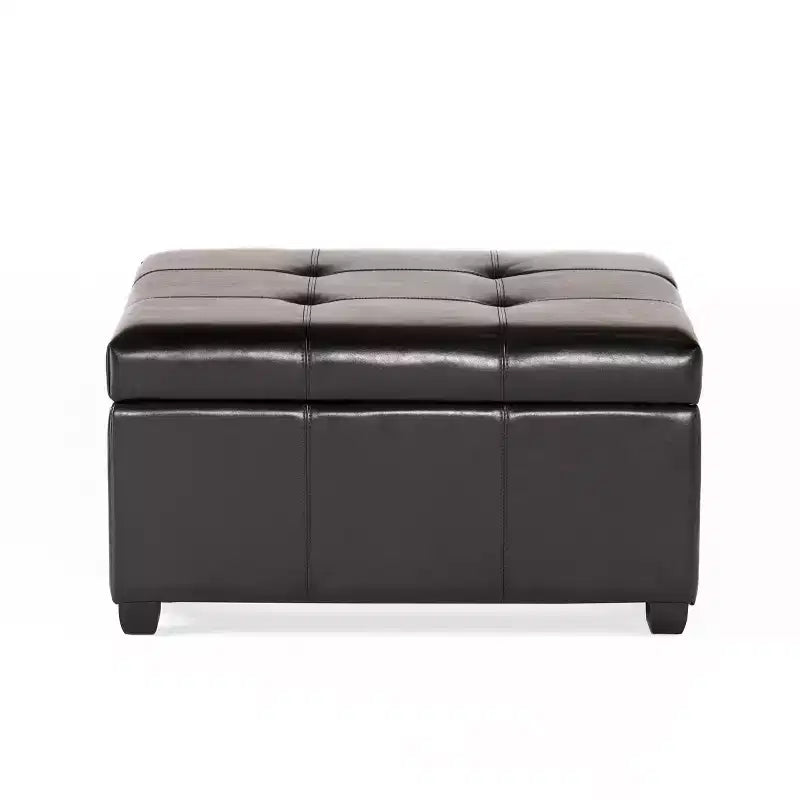 Christopher Knight Home Carlsbad Contemporary Upholstered Tufted Storage Ottoman
