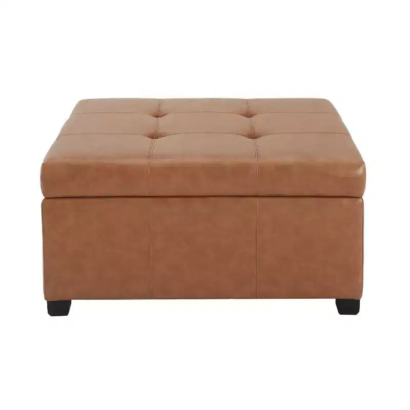 Christopher Knight Home Carlsbad Contemporary Upholstered Tufted Storage Ottoman