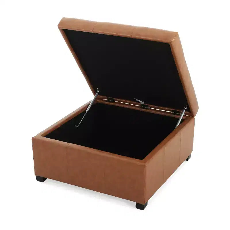Christopher Knight Home Carlsbad Contemporary Upholstered Tufted Storage Ottoman