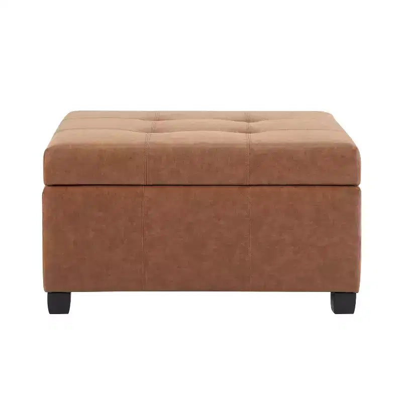 Christopher Knight Home Carlsbad Contemporary Upholstered Tufted Storage Ottoman