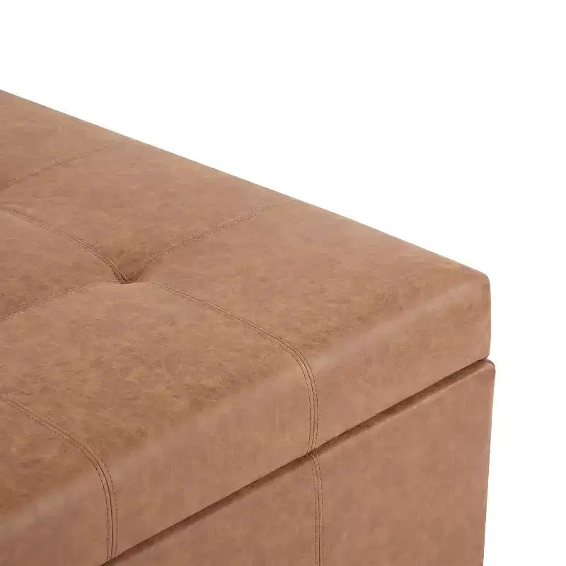 Christopher Knight Home Carlsbad Contemporary Upholstered Tufted Storage Ottoman