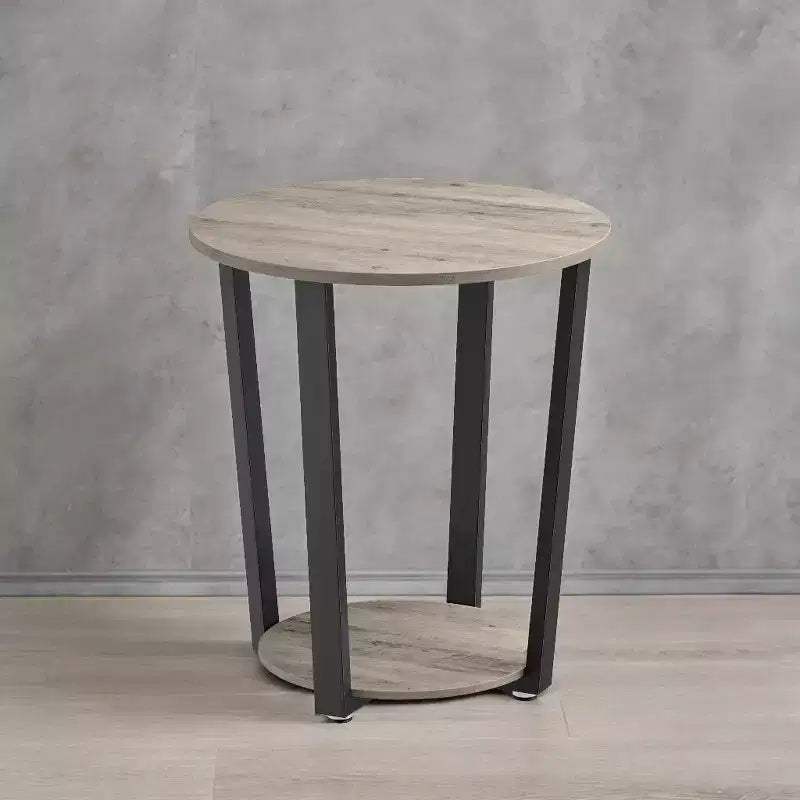 Round End Table Living Room Accent Tables Living Room Wood Side Table Farmhouse Rustic End Tables