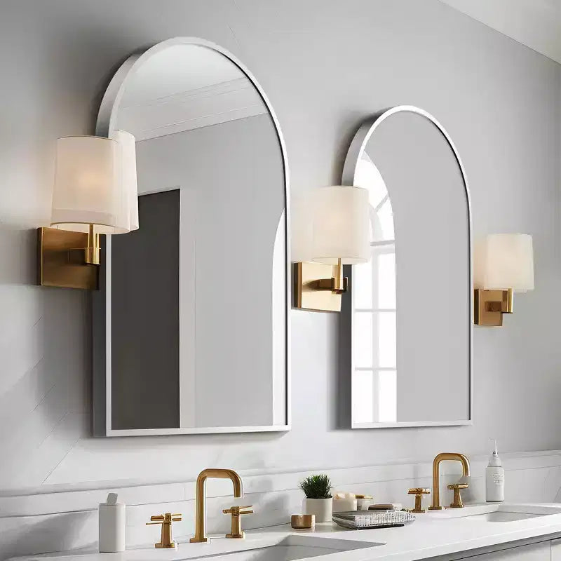 Modern Arch Wall Mirrors for Bathroom Vanity Mirror(Set of 2)