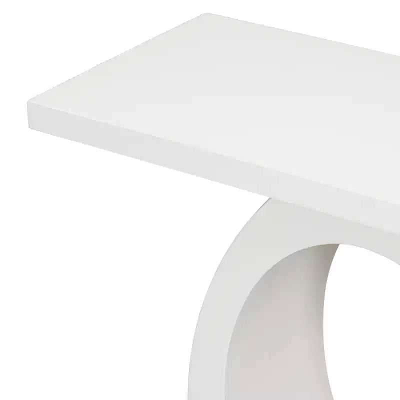 Christopher Knight Home Irma Modern Acacia Wood Egg-Shaped Base Console Table