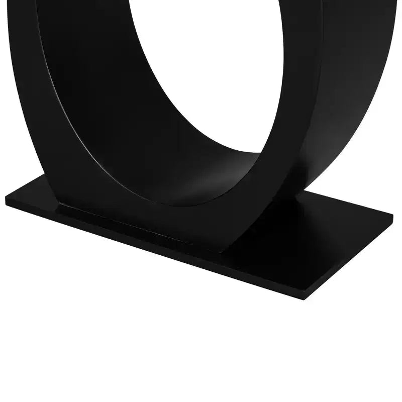 Christopher Knight Home Irma Modern Acacia Wood Egg-Shaped Base Console Table