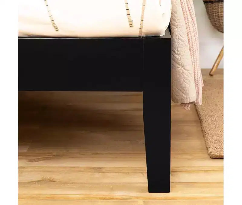 HomeStock Solid Wood Platform Bed