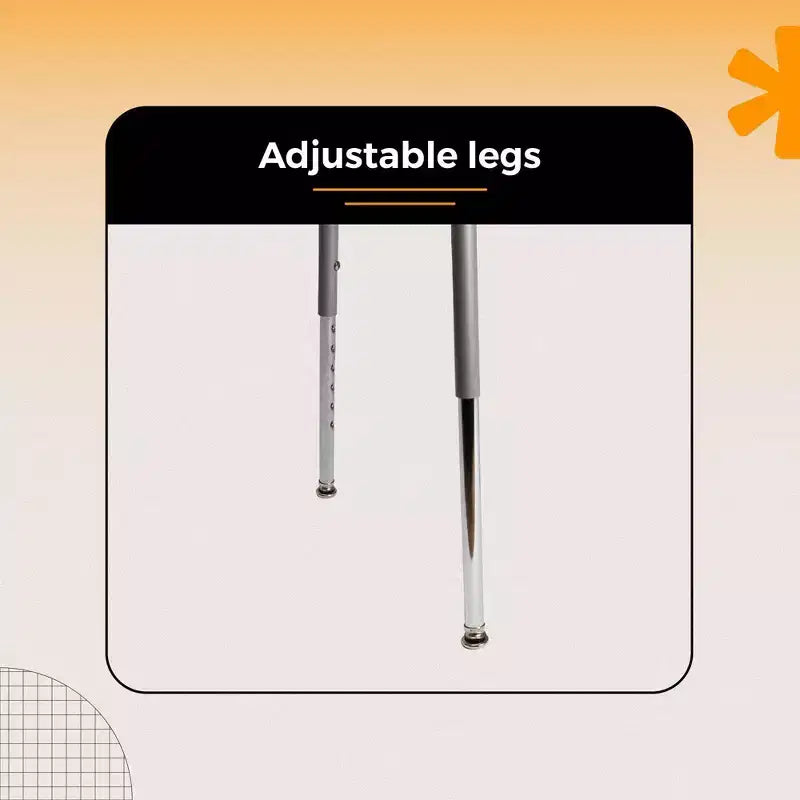 Sgabello in acciaio Hampden Furnishings, collezione Felix, 32-39"
