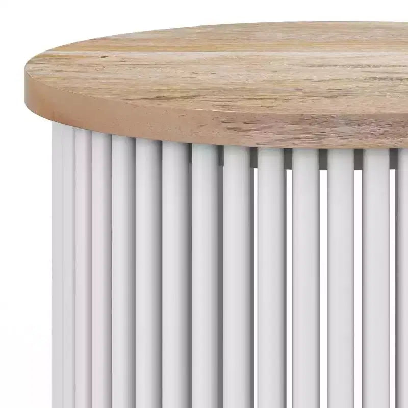 WyndenHall 18 Karl Metal and Wood Accent Table