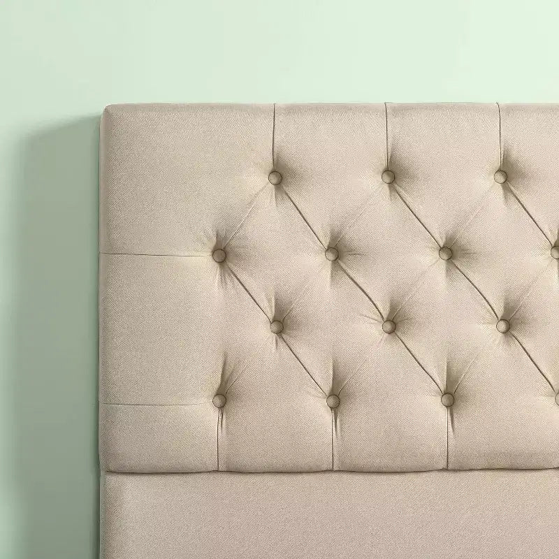 Upholstered Platform Bed Frame No Box Spring
