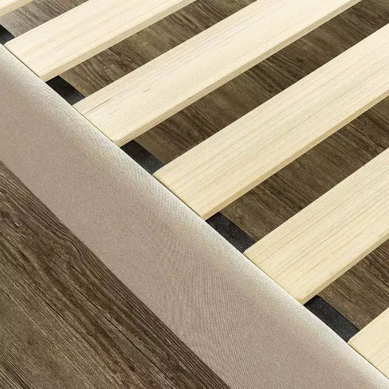 Upholstered Platform Bed Frame No Box Spring