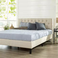Upholstered Platform Bed Frame No Box Spring