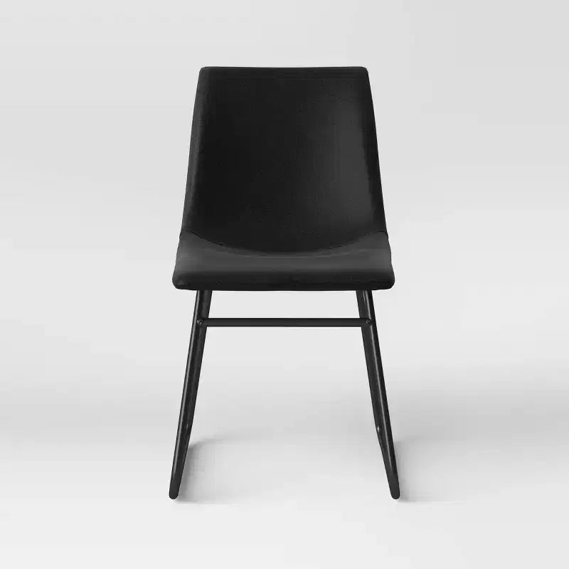 2pk Bowden Faux Leather Dining Chairs
