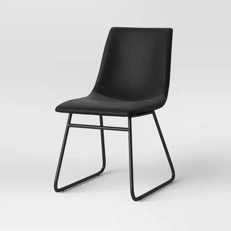 2pk Bowden Faux Leather Dining Chairs
