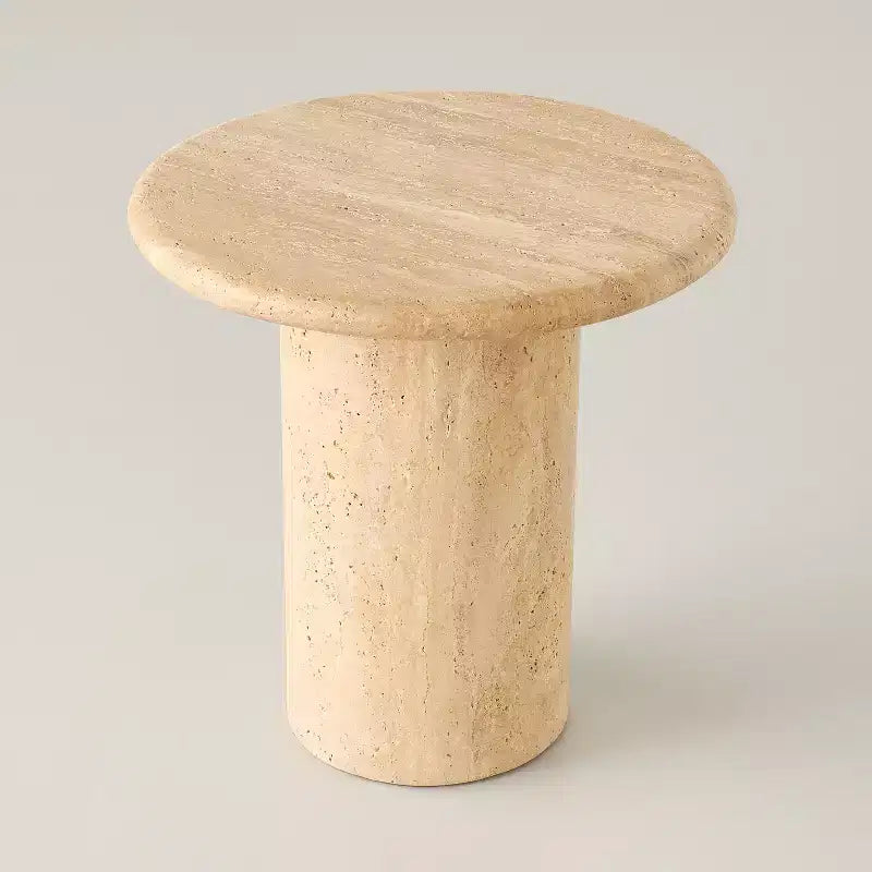 Round Travertine Accent Table - Hearth & Hand with Magnolia