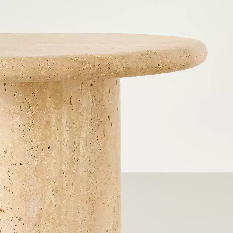 Round Travertine Accent Table - Hearth & Hand with Magnolia