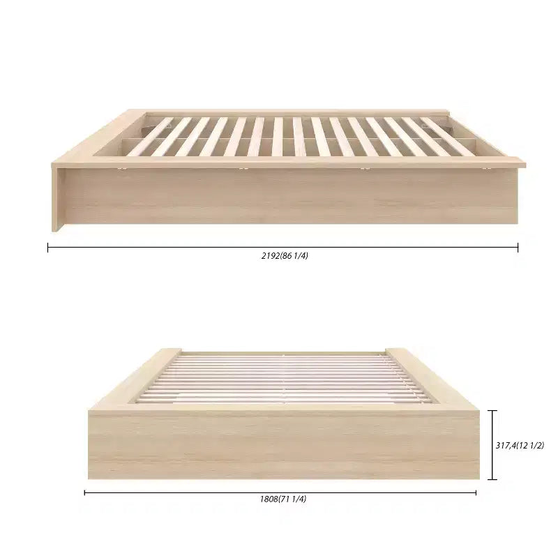 Nexera Queen James Platform Bed