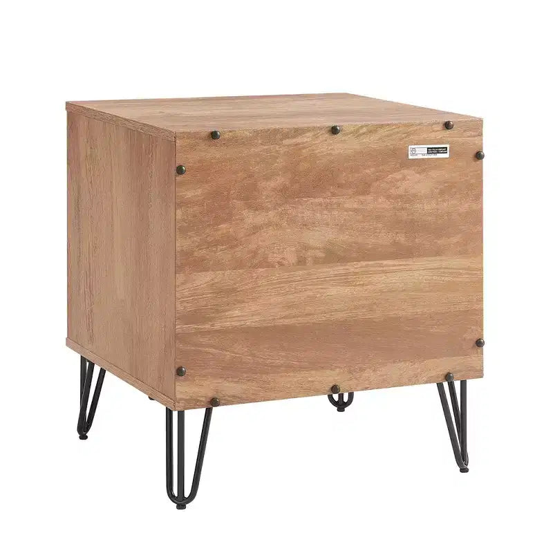 Manhattan Comfort Set of 2 Dumbo Nightstands with Drawer
