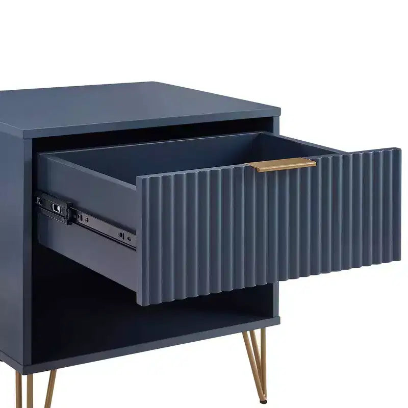 Manhattan Comfort Set of 2 Dumbo Nightstands with Drawer