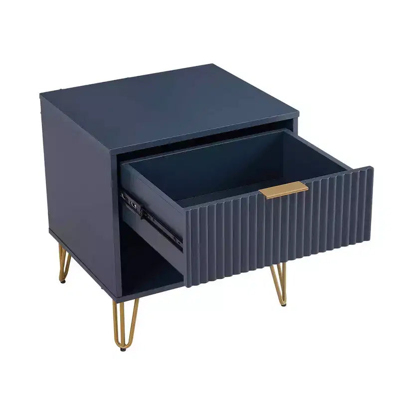 Manhattan Comfort Set of 2 Dumbo Nightstands with Drawer