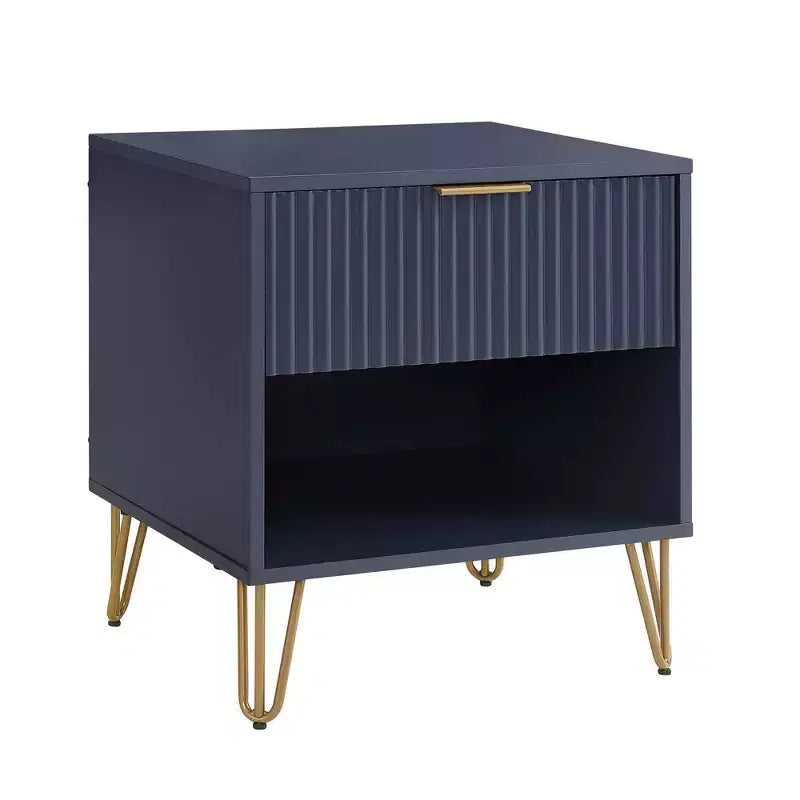 Manhattan Comfort Set of 2 Dumbo Nightstands with Drawer