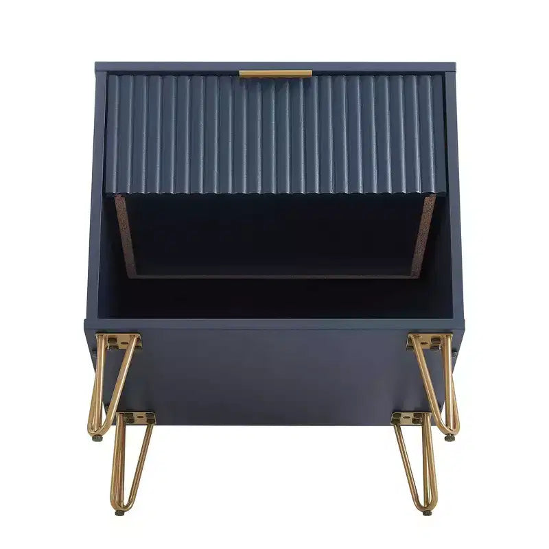Manhattan Comfort Set of 2 Dumbo Nightstands with Drawer