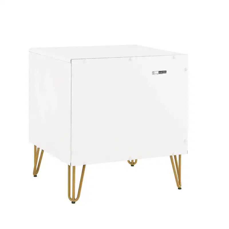 Manhattan Comfort Set of 2 Dumbo Nightstands with Drawer