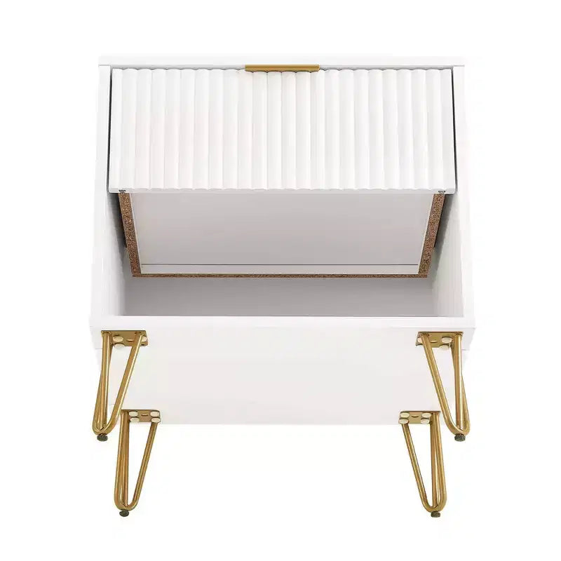 Manhattan Comfort Set of 2 Dumbo Nightstands with Drawer