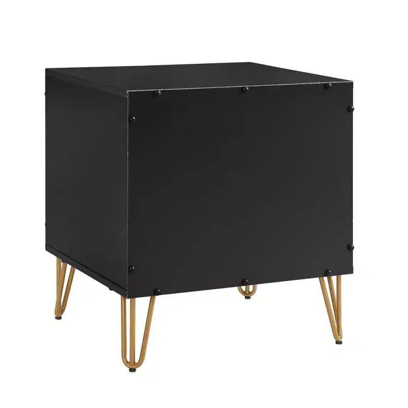 Manhattan Comfort Set of 2 Dumbo Nightstands with Drawer
