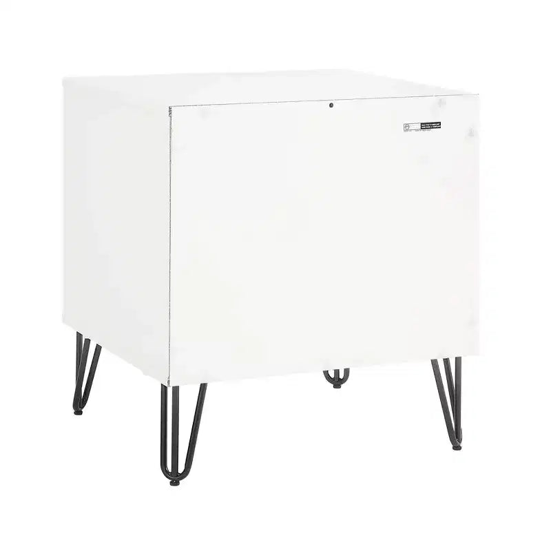 Manhattan Comfort Set of 2 Dumbo Nightstands with Drawer