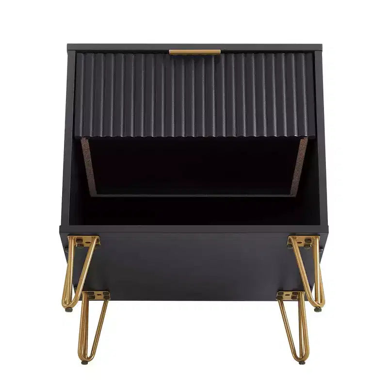 Manhattan Comfort Set of 2 Dumbo Nightstands with Drawer