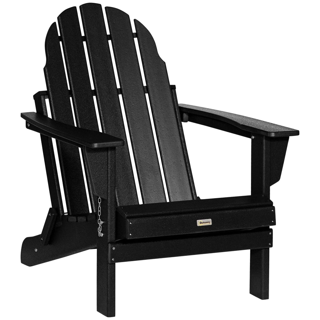 Sedia Adirondack pieghevole, sedie a sdraio in plastica HDPE per esterni per tutte le stagioni, per patio, terrazza e arredi da giardino