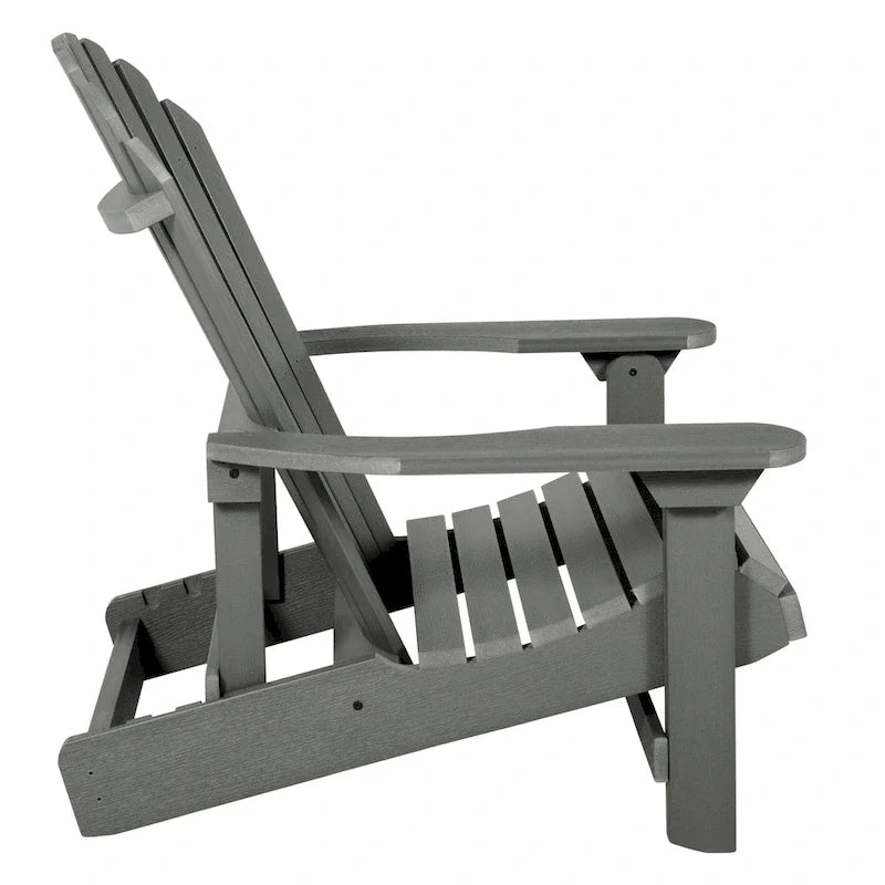 Sedia Adirondack Pieghevole e Reclinabile King-Size HIGHWOOD