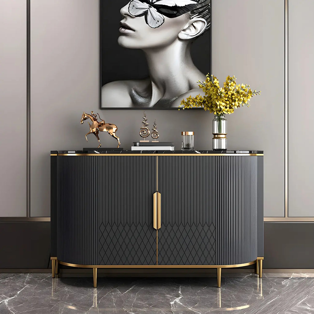 Madia Glam Marble in Grigio con Contenitore