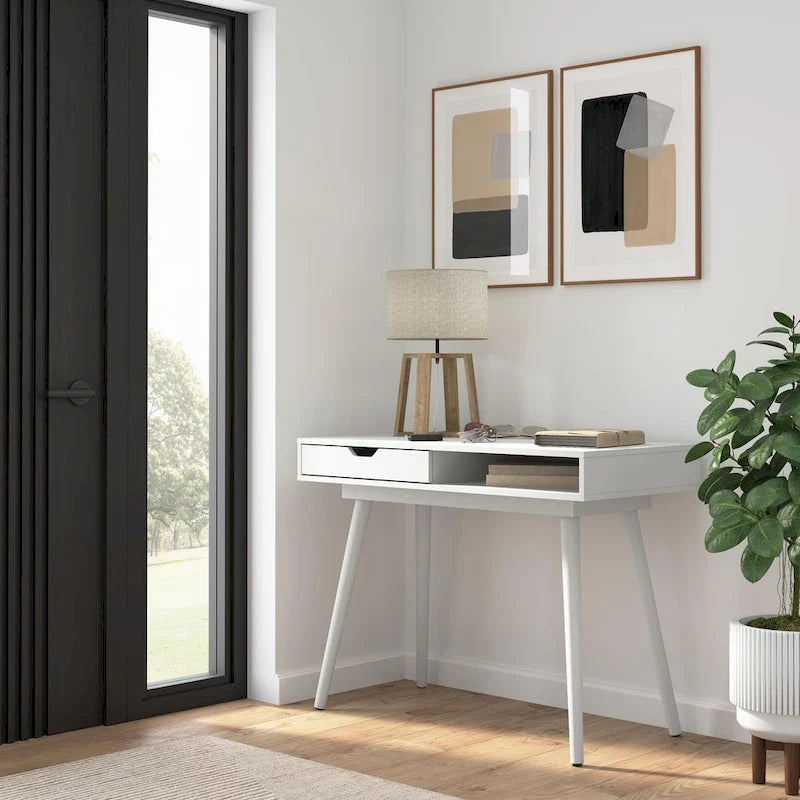 Scrivania per computer Bush Furniture Nora 40W con cassetti e ripiani