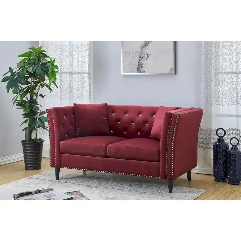 Divanetto in velluto Sukikim Gracewood Hollow