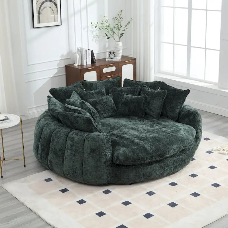 Comodo divano letto matrimoniale Loaf, divano letto oversize con braccioli