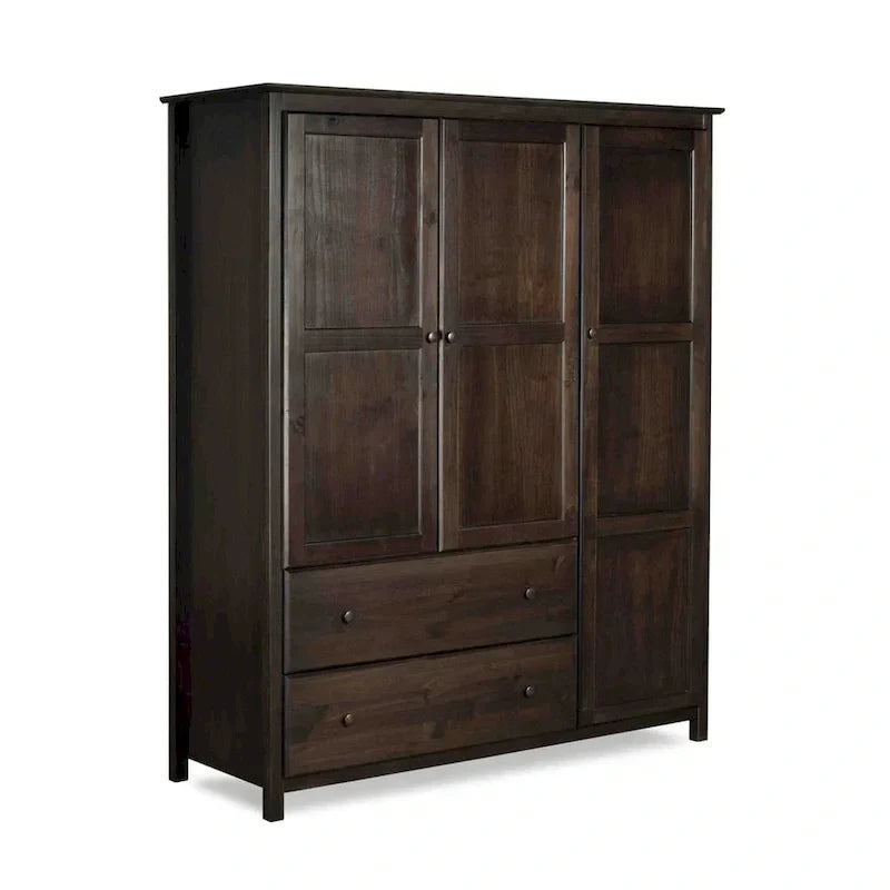 Armadio Grain Wood Furniture Shaker Wood a 3 ante - 60x72x22