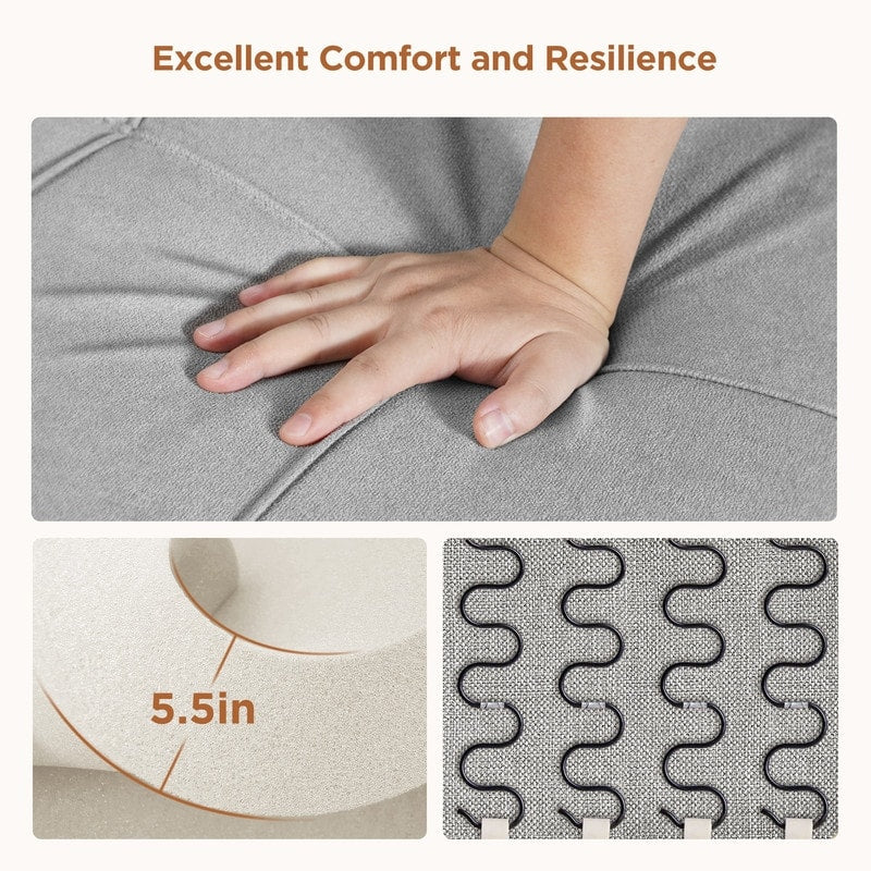 Divano letto trasformabile 3-in-1, Poltrona letto estraibile, Letto pieghevole convertibile per soggiorno