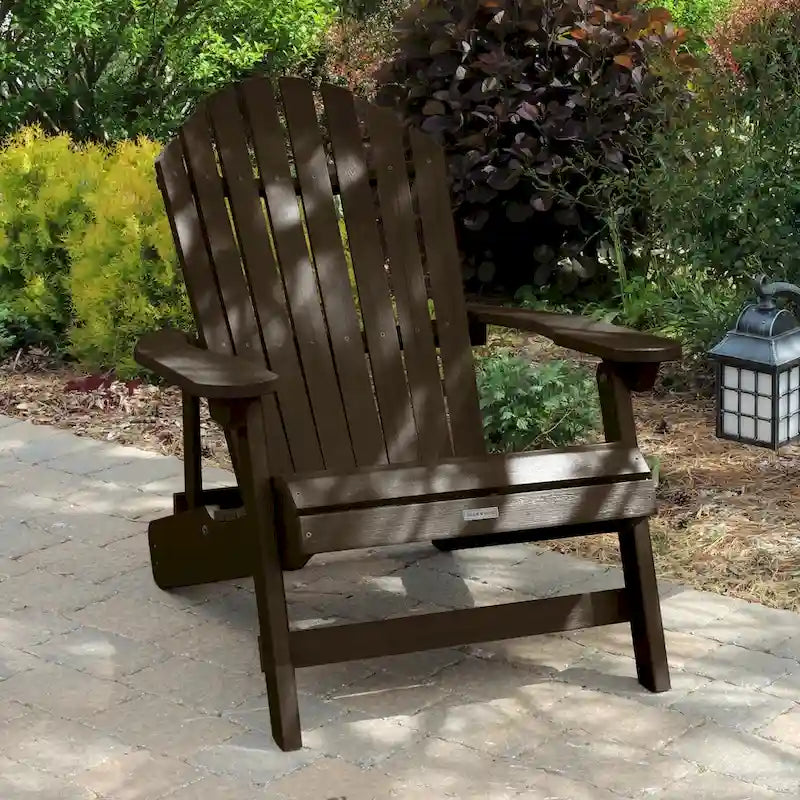 Sedia Adirondack Pieghevole e Reclinabile King-Size HIGHWOOD