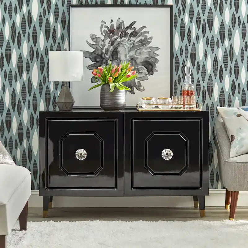 angelo:HOME Credenza/Mobile TV Jaslene Glossy Glam